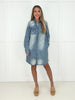 Downtown Denim Dress-240 Dresses- Simply Simpson's Boutique is a Women's Online Fashion Boutique Located in Jupiter, Florida