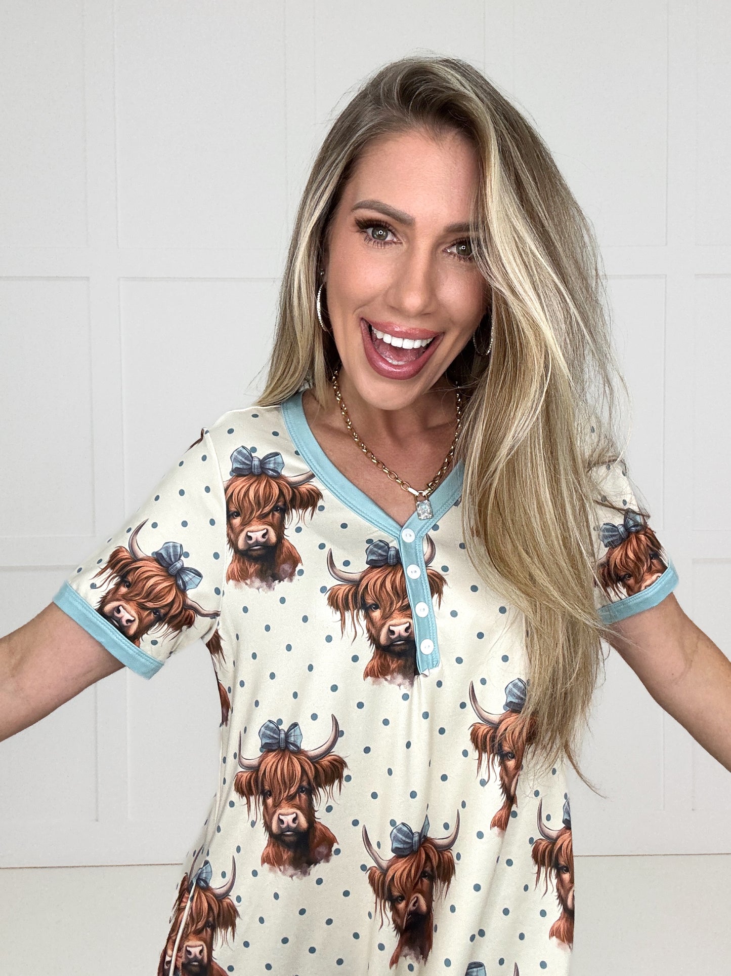 Shirley & Stone 2026 Spring Pajamas Dresses-220 Lounge wear/Pajamas- Simply Simpson's Boutique is a Women's Online Fashion Boutique Located in Jupiter, Florida