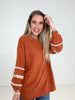 Copper Breeze Lace Detail Pullover-110 Long Sleeves- Simply Simpson's Boutique is a Women's Online Fashion Boutique Located in Jupiter, Florida