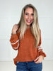 Copper Breeze Lace Detail Pullover-110 Long Sleeves- Simply Simpson's Boutique is a Women's Online Fashion Boutique Located in Jupiter, Florida