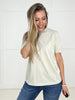 Remy Rhinestone Embellished Top-100 Short Sleeves- Simply Simpson's Boutique is a Women's Online Fashion Boutique Located in Jupiter, Florida