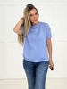 Remy Rhinestone Embellished Top-100 Short Sleeves- Simply Simpson's Boutique is a Women's Online Fashion Boutique Located in Jupiter, Florida