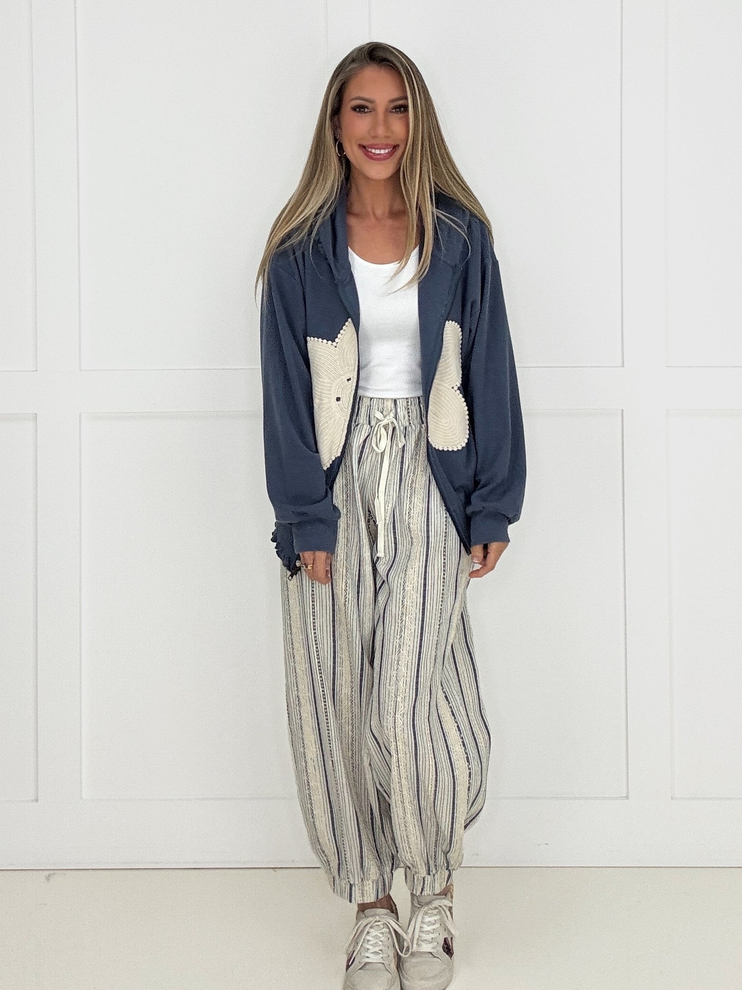 Free Spirit Textured Pants-210 Other Bottoms- Simply Simpson's Boutique is a Women's Online Fashion Boutique Located in Jupiter, Florida