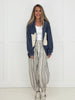 Indigo Bloom Zip Up Hoodie-150 Sweaters- Simply Simpson's Boutique is a Women's Online Fashion Boutique Located in Jupiter, Florida