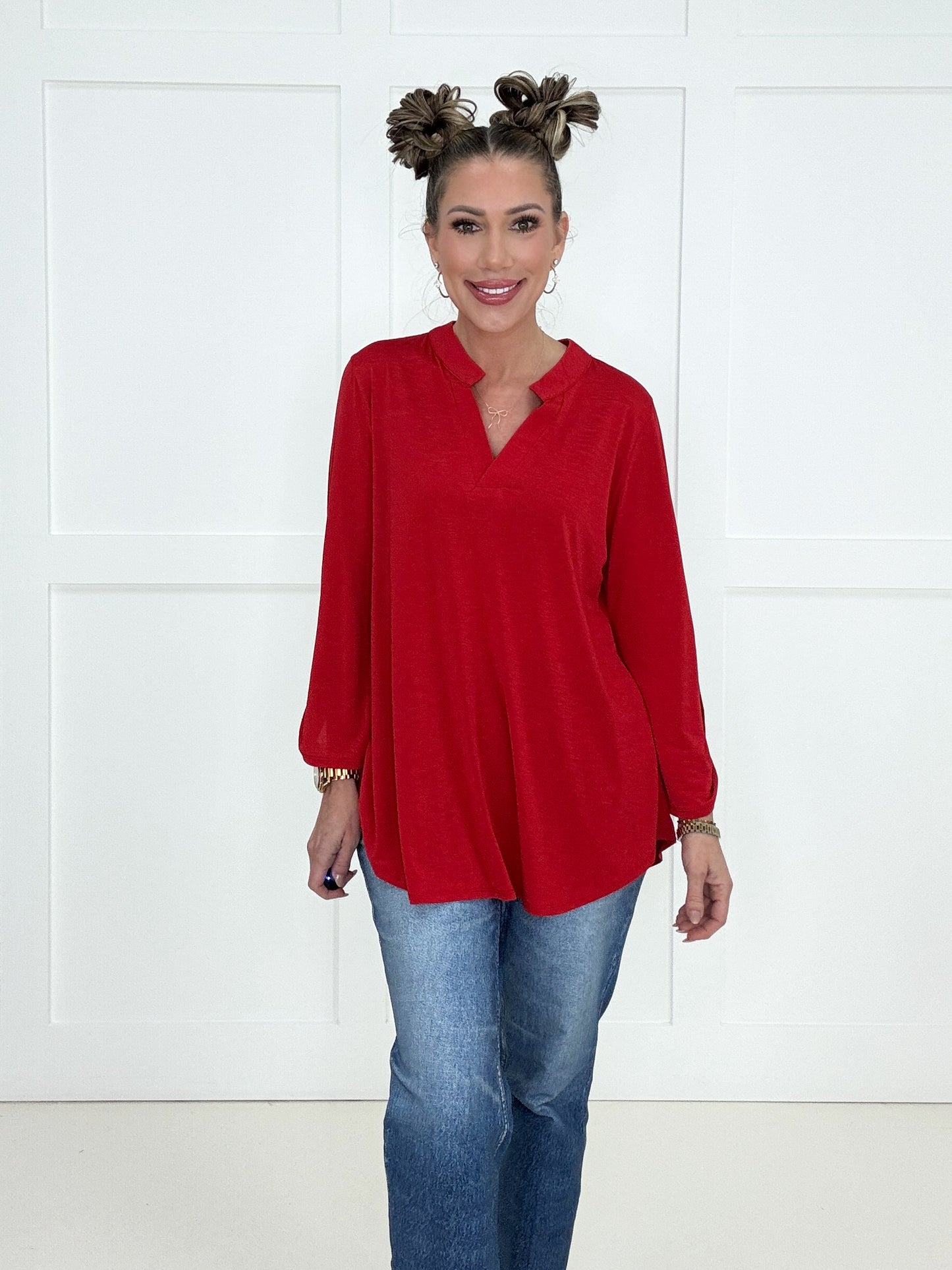 Dear Scarlett Spring Lizzy-110 Long Sleeves- Simply Simpson's Boutique is a Women's Online Fashion Boutique Located in Jupiter, Florida