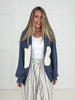 Indigo Bloom Zip Up Hoodie-150 Sweaters- Simply Simpson's Boutique is a Women's Online Fashion Boutique Located in Jupiter, Florida