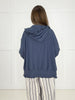 Indigo Bloom Zip Up Hoodie-150 Sweaters- Simply Simpson's Boutique is a Women's Online Fashion Boutique Located in Jupiter, Florida