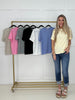 Remy Rhinestone Embellished Top-100 Short Sleeves- Simply Simpson's Boutique is a Women's Online Fashion Boutique Located in Jupiter, Florida