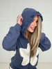 Indigo Bloom Zip Up Hoodie-150 Sweaters- Simply Simpson's Boutique is a Women's Online Fashion Boutique Located in Jupiter, Florida