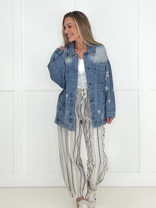 Veveret Celestial Dreams Denim Jacket