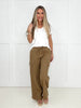 Risen Mocha Cozy Cargo Lounge Pants-210 Other Bottoms- Simply Simpson's Boutique is a Women's Online Fashion Boutique Located in Jupiter, Florida