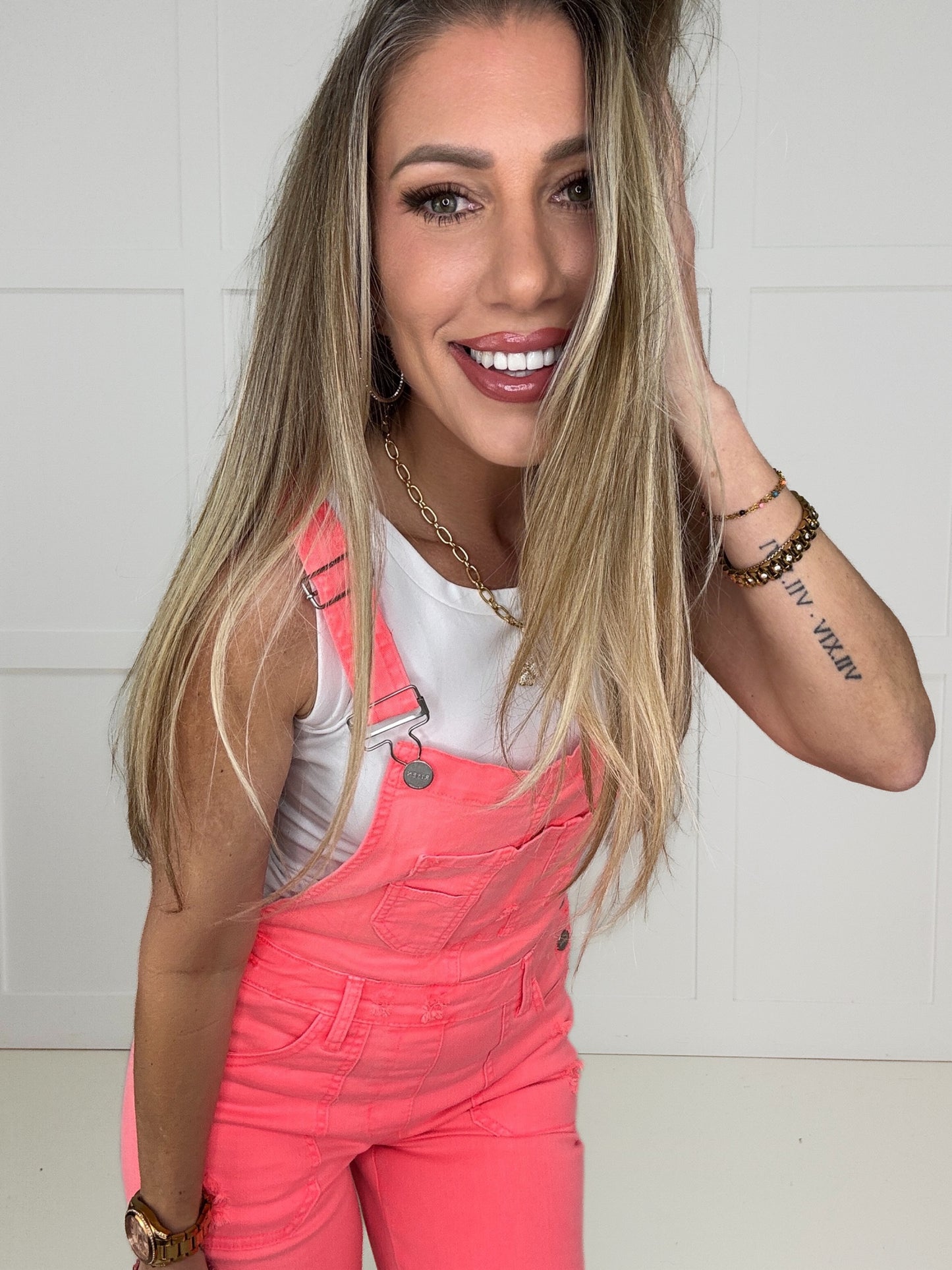 Risen Coral Cove Overalls-210 Other Bottoms- Simply Simpson's Boutique is a Women's Online Fashion Boutique Located in Jupiter, Florida