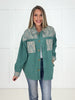 Veveret Teal Horizon Corduroy Shacket-180 Outerwear/Jackets- Simply Simpson's Boutique is a Women's Online Fashion Boutique Located in Jupiter, Florida