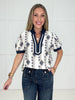 Seaside Stroll Blouse-100 Short Sleeves- Simply Simpson's Boutique is a Women's Online Fashion Boutique Located in Jupiter, Florida