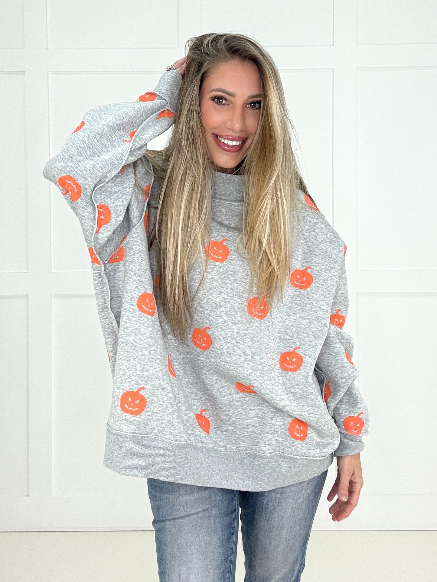 Reversible Halloween & Pumpkin Sweatshirt