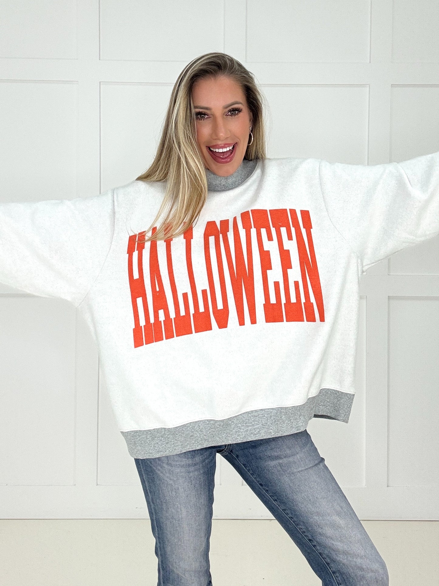 Reversible Halloween & Pumpkin Sweatshirt