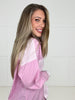 Pretty In Pink Button Down Top-110 Long Sleeves- Simply Simpson's Boutique is a Women's Online Fashion Boutique Located in Jupiter, Florida
