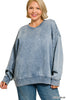 Vintage Vibes Mineral Wash Pullover