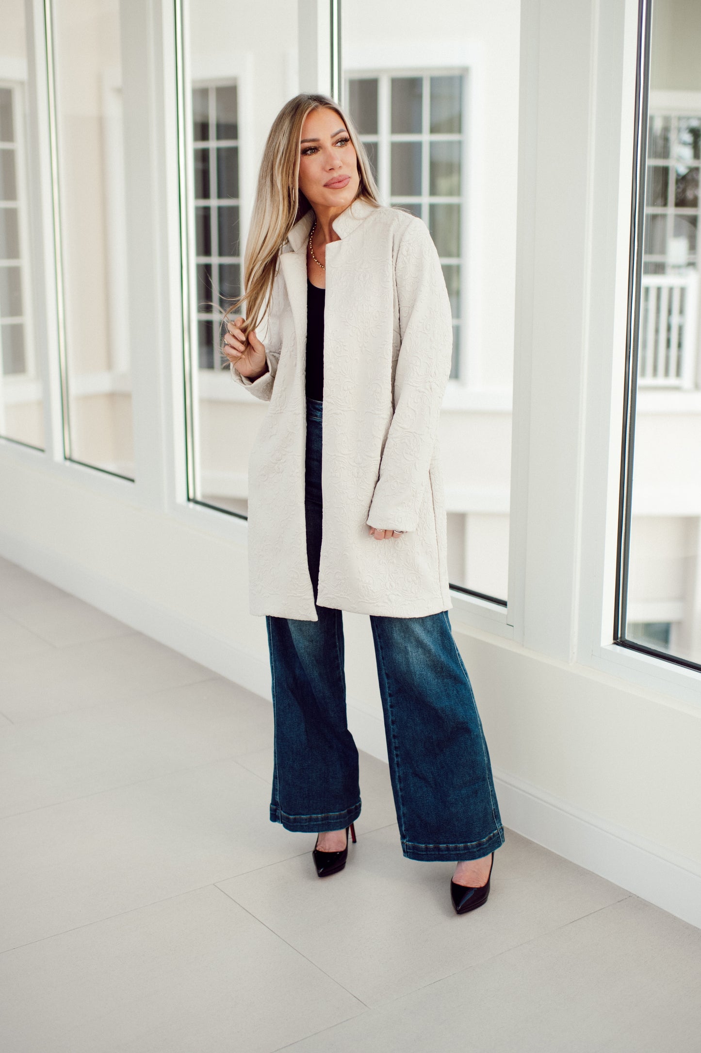 Dear Scarlett Oatmeal Amara Jacket-180 Outerwear- Simply Simpson's Boutique is a Women's Online Fashion Boutique Located in Jupiter, Florida