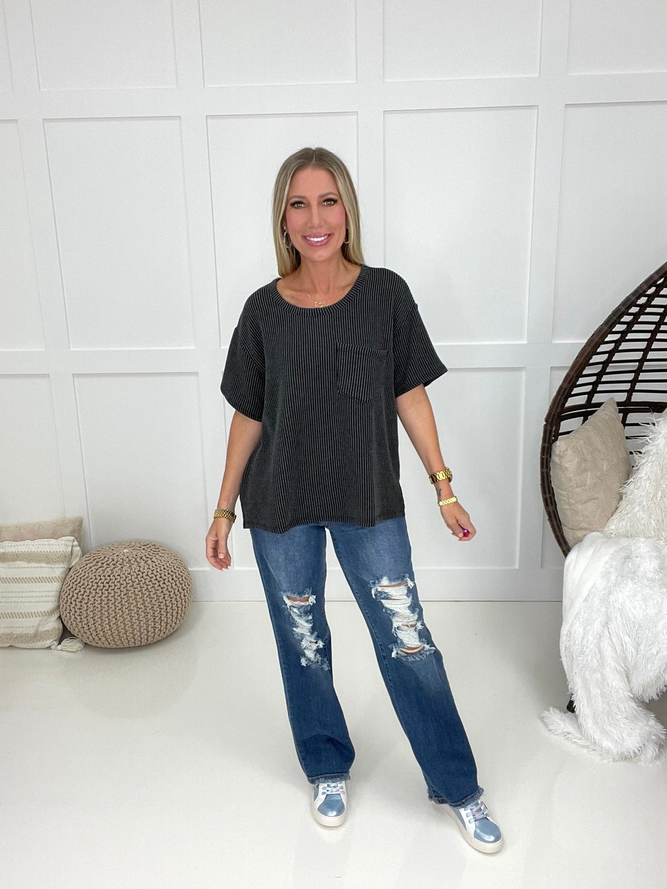 Judy Blue Mid Rise Buttercup Dad Jeans-200 Jeans- Simply Simpson's Boutique is a Women's Online Fashion Boutique Located in Jupiter, Florida