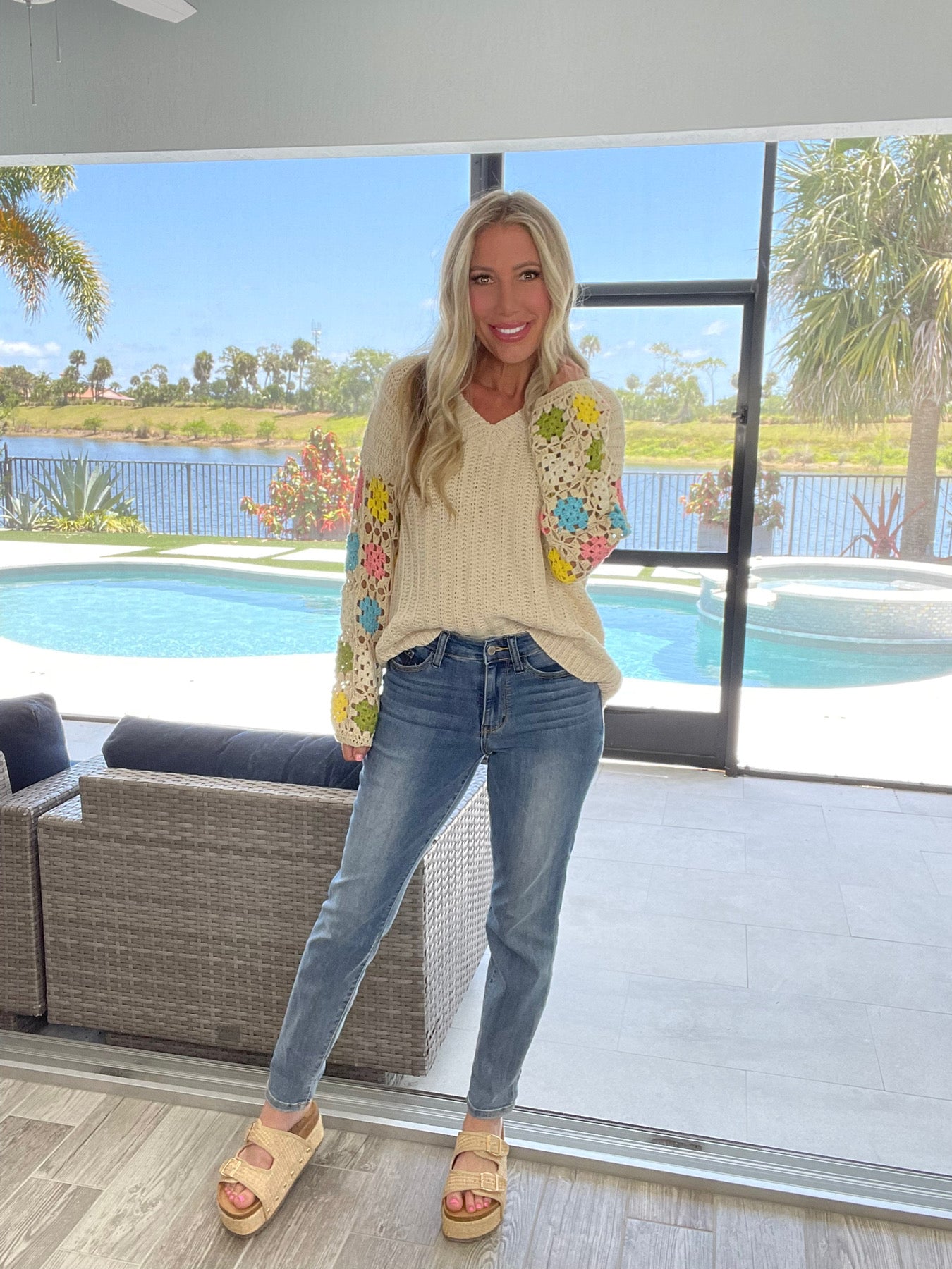 Judy Blue Dance With Me Mid Rise Jeans-200 Jeans- Simply Simpson's Boutique is a Women's Online Fashion Boutique Located in Jupiter, Florida