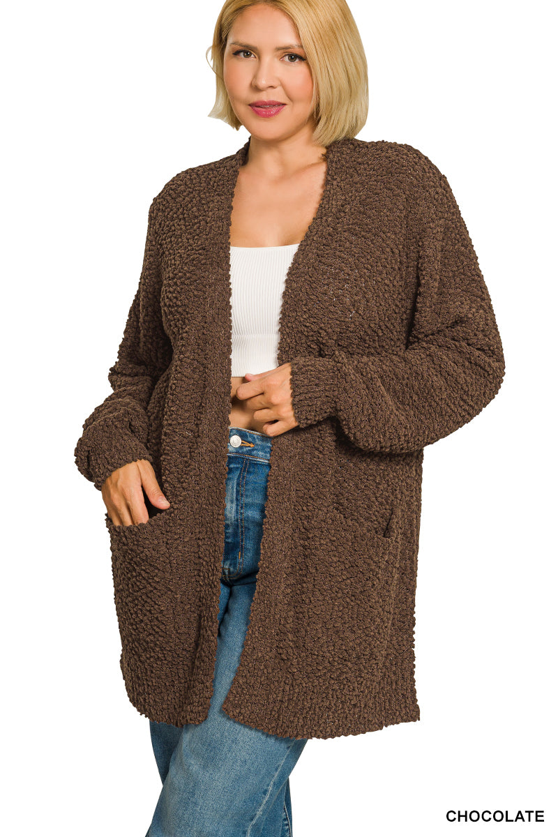 Cloud Nine Popcorn Cardigan-180 Outerwear- Simply Simpson's Boutique is a Women's Online Fashion Boutique Located in Jupiter, Florida