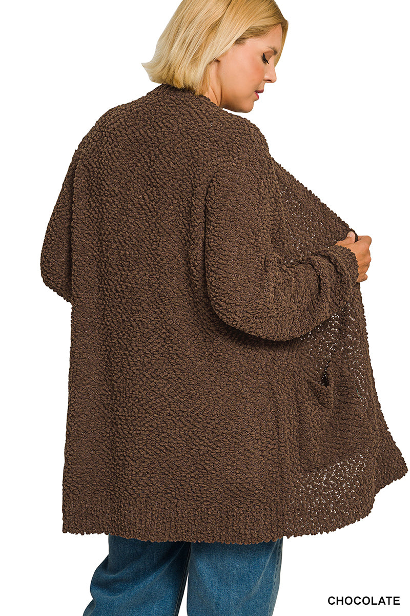 Cloud Nine Popcorn Cardigan-180 Outerwear- Simply Simpson's Boutique is a Women's Online Fashion Boutique Located in Jupiter, Florida