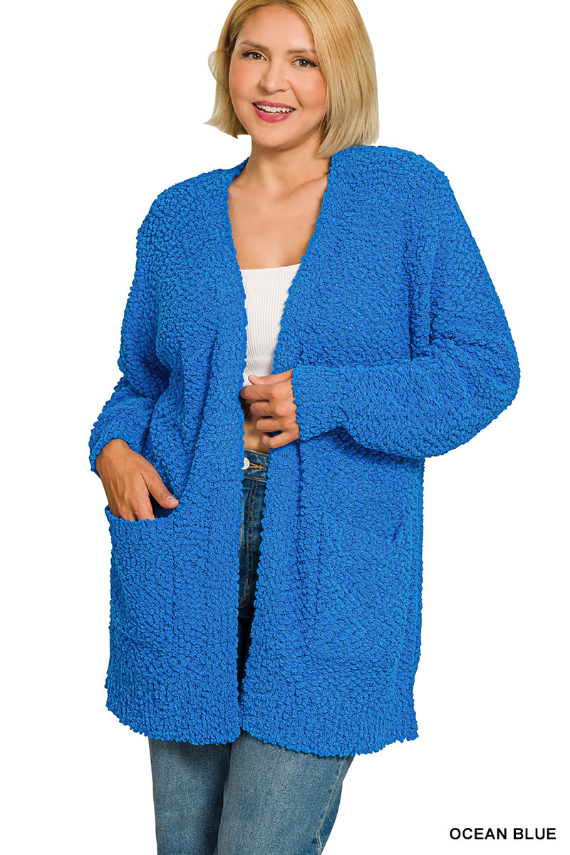 Cloud Nine Popcorn Cardigan-180 Outerwear- Simply Simpson's Boutique is a Women's Online Fashion Boutique Located in Jupiter, Florida
