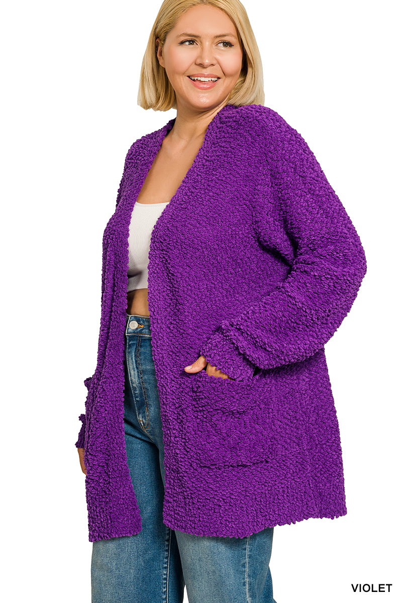 Cloud Nine Popcorn Cardigan-180 Outerwear- Simply Simpson's Boutique is a Women's Online Fashion Boutique Located in Jupiter, Florida