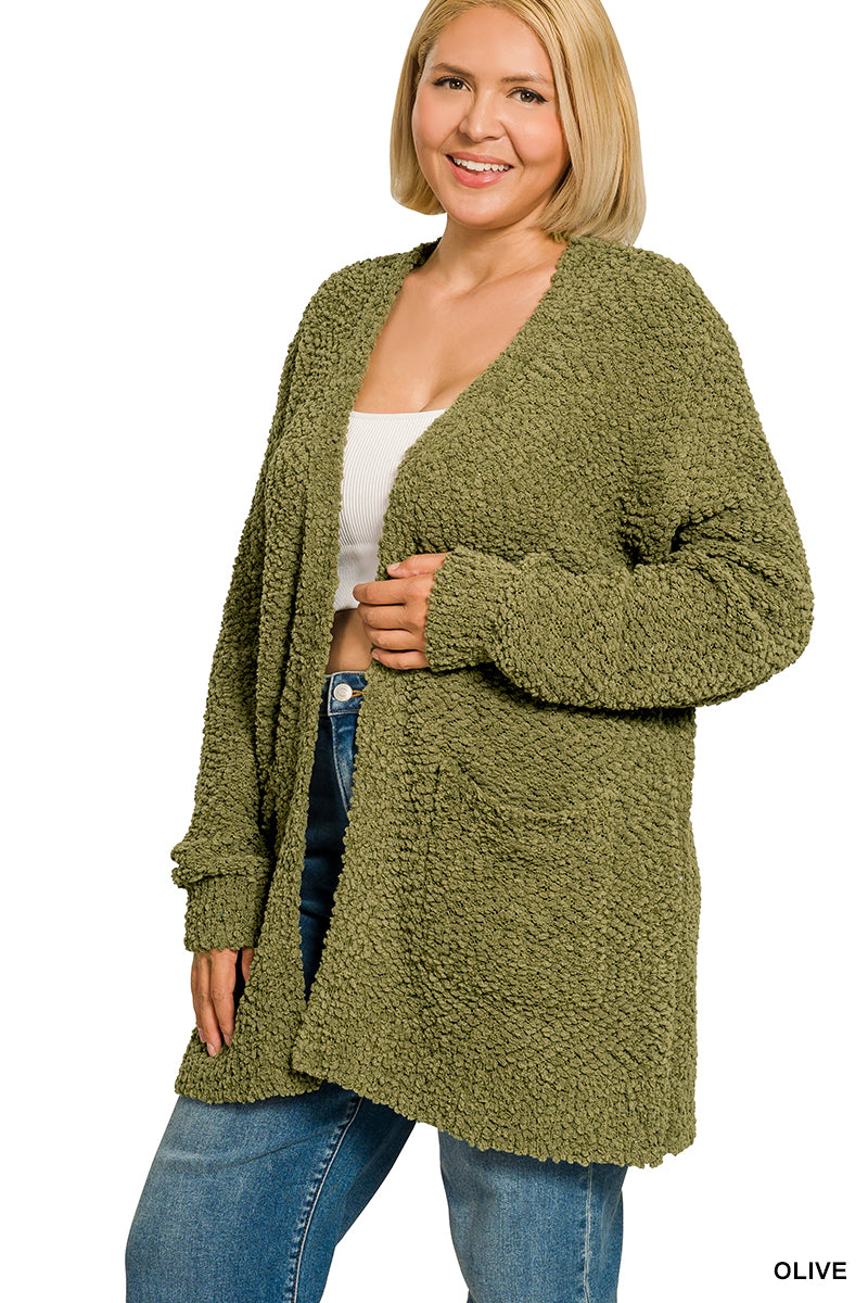 Cloud Nine Popcorn Cardigan-180 Outerwear- Simply Simpson's Boutique is a Women's Online Fashion Boutique Located in Jupiter, Florida