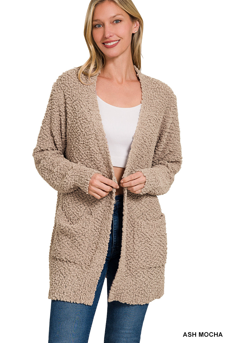 Cloud Nine Popcorn Cardigan-180 Outerwear- Simply Simpson's Boutique is a Women's Online Fashion Boutique Located in Jupiter, Florida