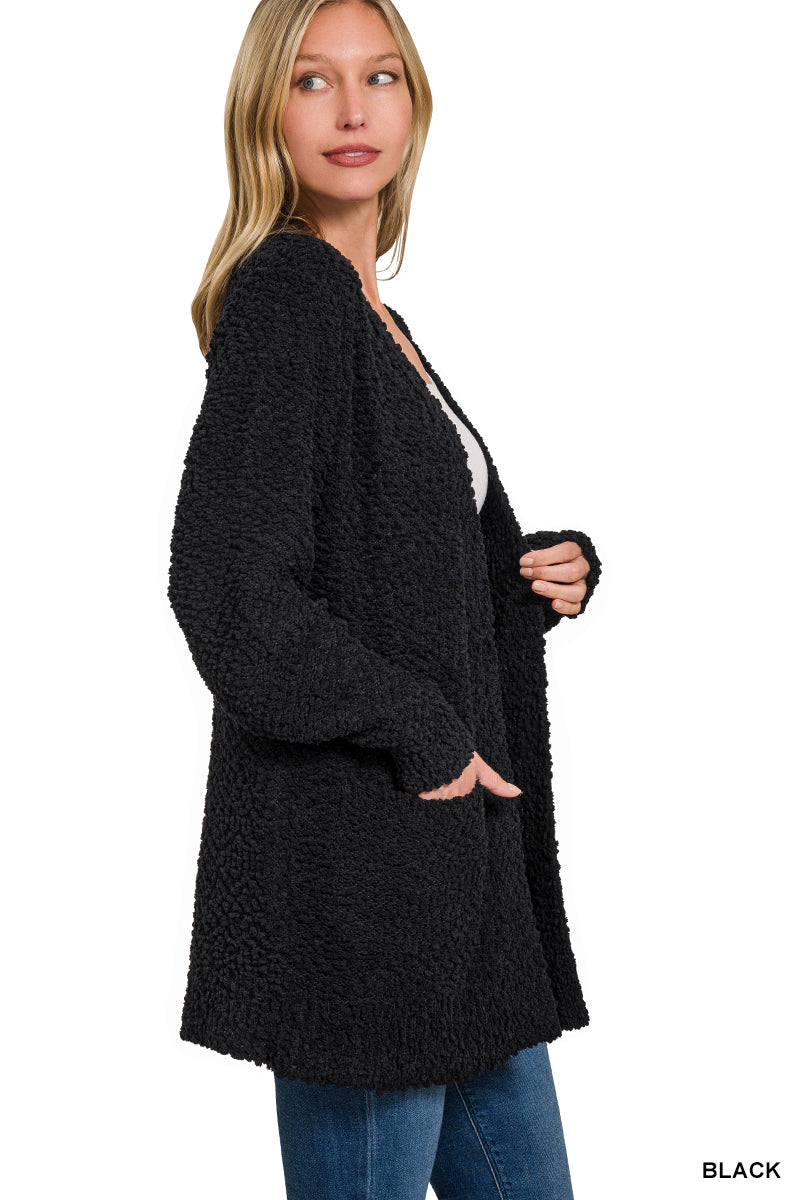 Cloud Nine Popcorn Cardigan-180 Outerwear- Simply Simpson's Boutique is a Women's Online Fashion Boutique Located in Jupiter, Florida