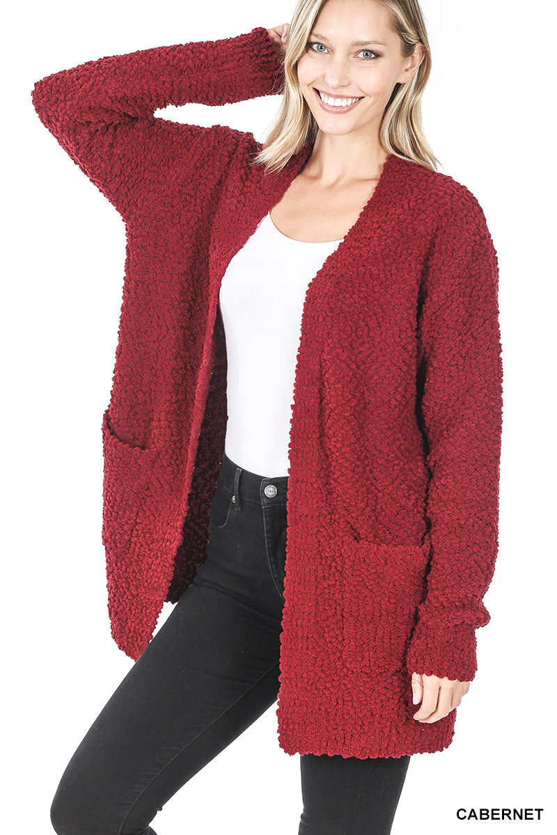 Cloud Nine Popcorn Cardigan-180 Outerwear- Simply Simpson's Boutique is a Women's Online Fashion Boutique Located in Jupiter, Florida
