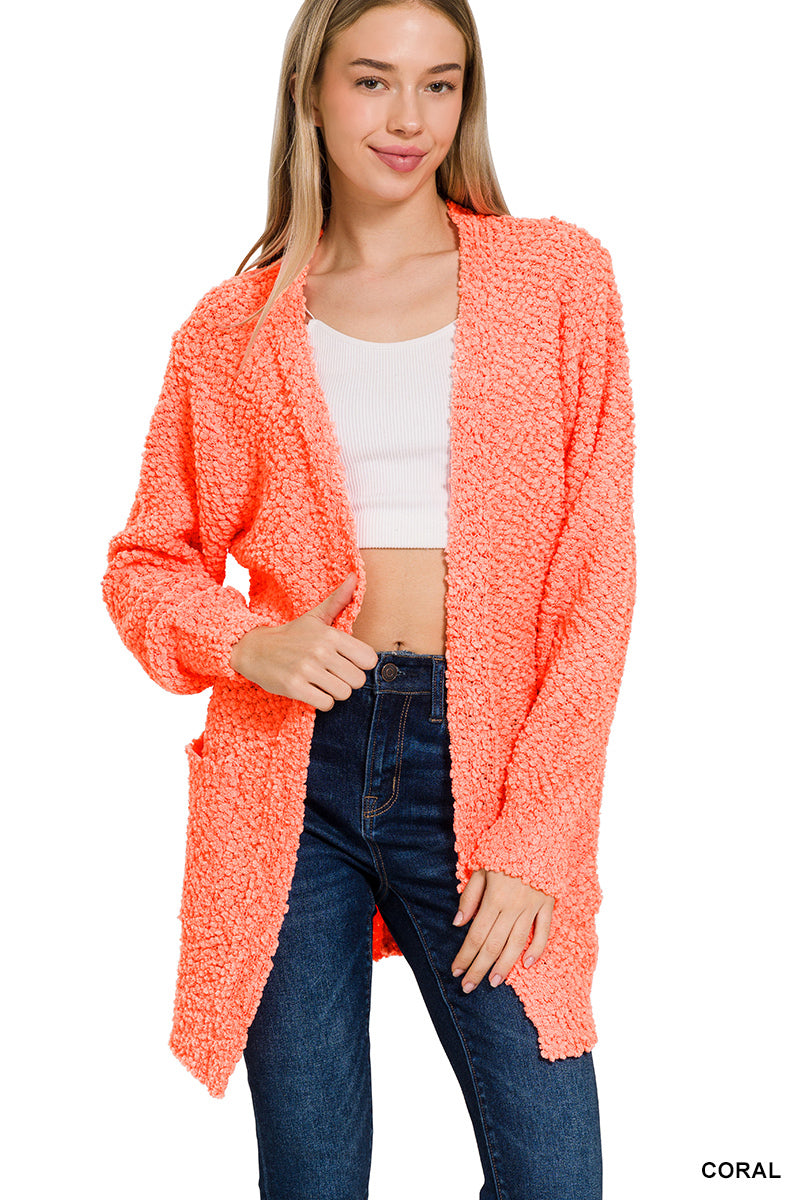 Cloud Nine Popcorn Cardigan-180 Outerwear- Simply Simpson's Boutique is a Women's Online Fashion Boutique Located in Jupiter, Florida
