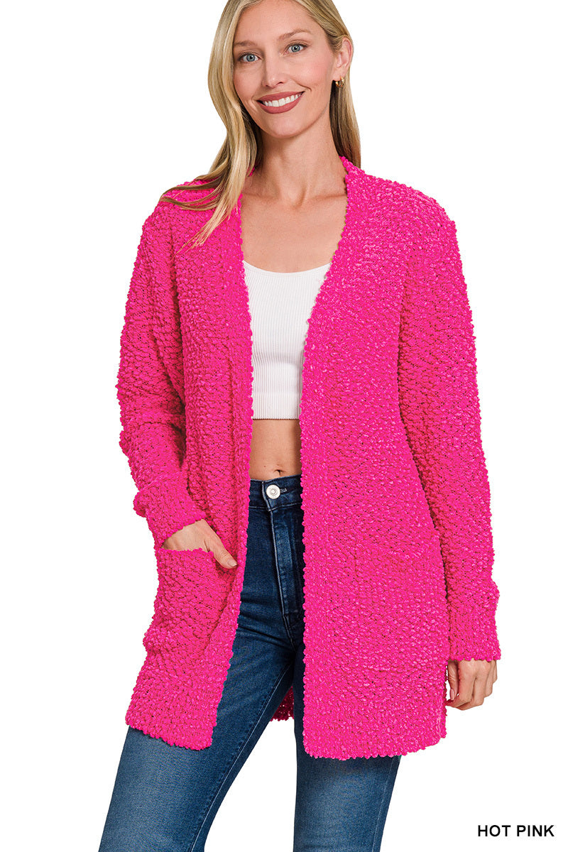 Cloud Nine Popcorn Cardigan-180 Outerwear- Simply Simpson's Boutique is a Women's Online Fashion Boutique Located in Jupiter, Florida