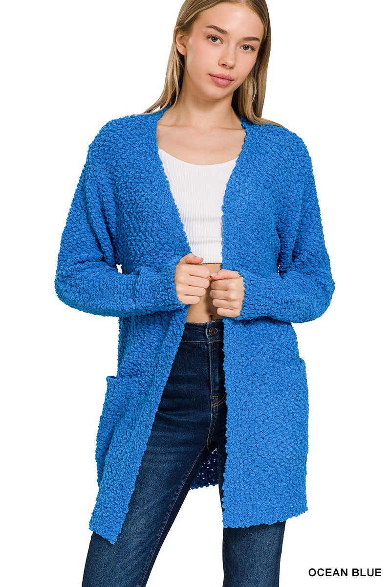 Cloud Nine Popcorn Cardigan-180 Outerwear- Simply Simpson's Boutique is a Women's Online Fashion Boutique Located in Jupiter, Florida