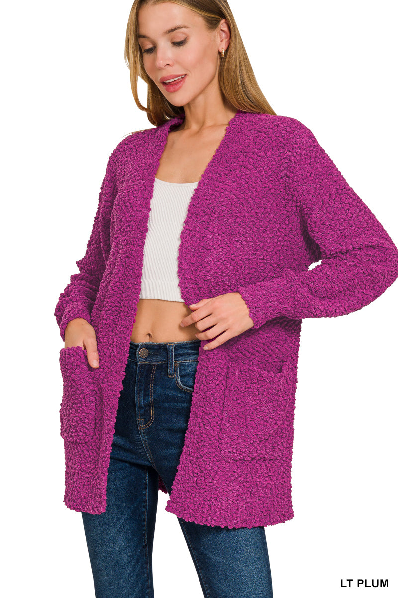 Cloud Nine Popcorn Cardigan-180 Outerwear- Simply Simpson's Boutique is a Women's Online Fashion Boutique Located in Jupiter, Florida