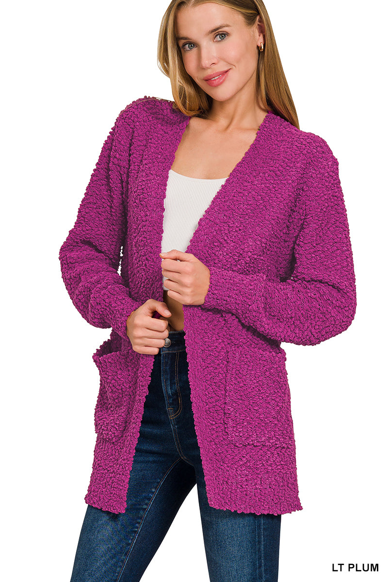 Cloud Nine Popcorn Cardigan-180 Outerwear- Simply Simpson's Boutique is a Women's Online Fashion Boutique Located in Jupiter, Florida