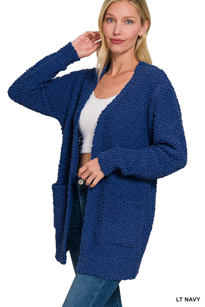 Cloud Nine Popcorn Cardigan-180 Outerwear- Simply Simpson's Boutique is a Women's Online Fashion Boutique Located in Jupiter, Florida