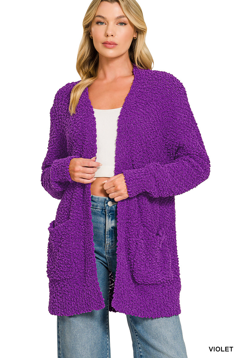 Cloud Nine Popcorn Cardigan-180 Outerwear- Simply Simpson's Boutique is a Women's Online Fashion Boutique Located in Jupiter, Florida