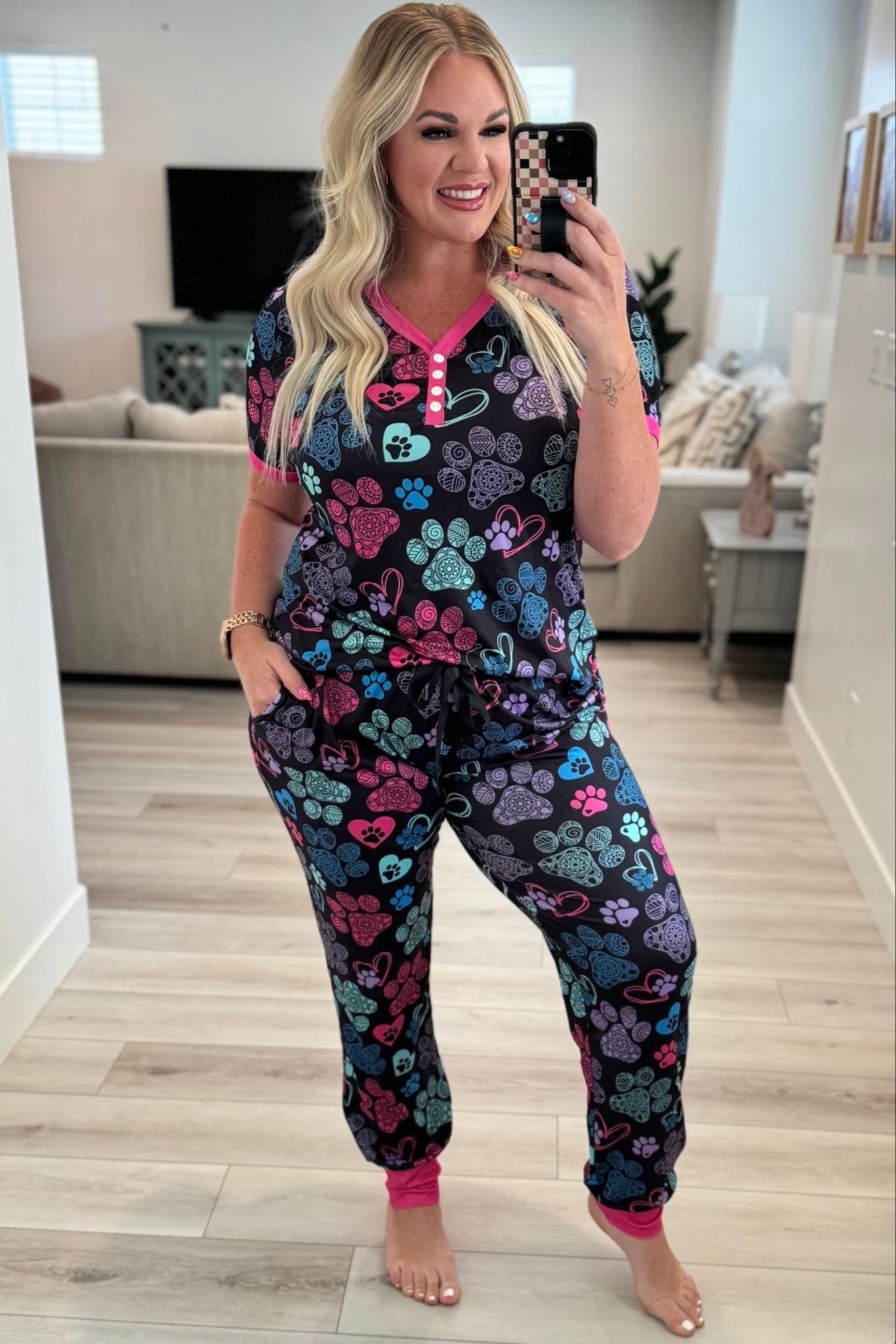 Shirley & Stone Everyday Pajamas-220 Lounge wear/Pajamas- Simply Simpson's Boutique is a Women's Online Fashion Boutique Located in Jupiter, Florida
