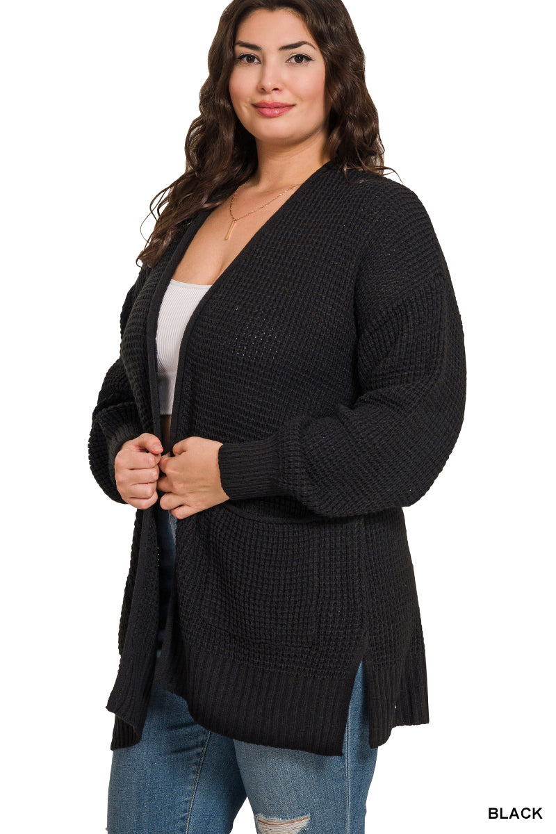 Willow Waffle Knit Cardigan-180 Outerwear- Simply Simpson's Boutique is a Women's Online Fashion Boutique Located in Jupiter, Florida