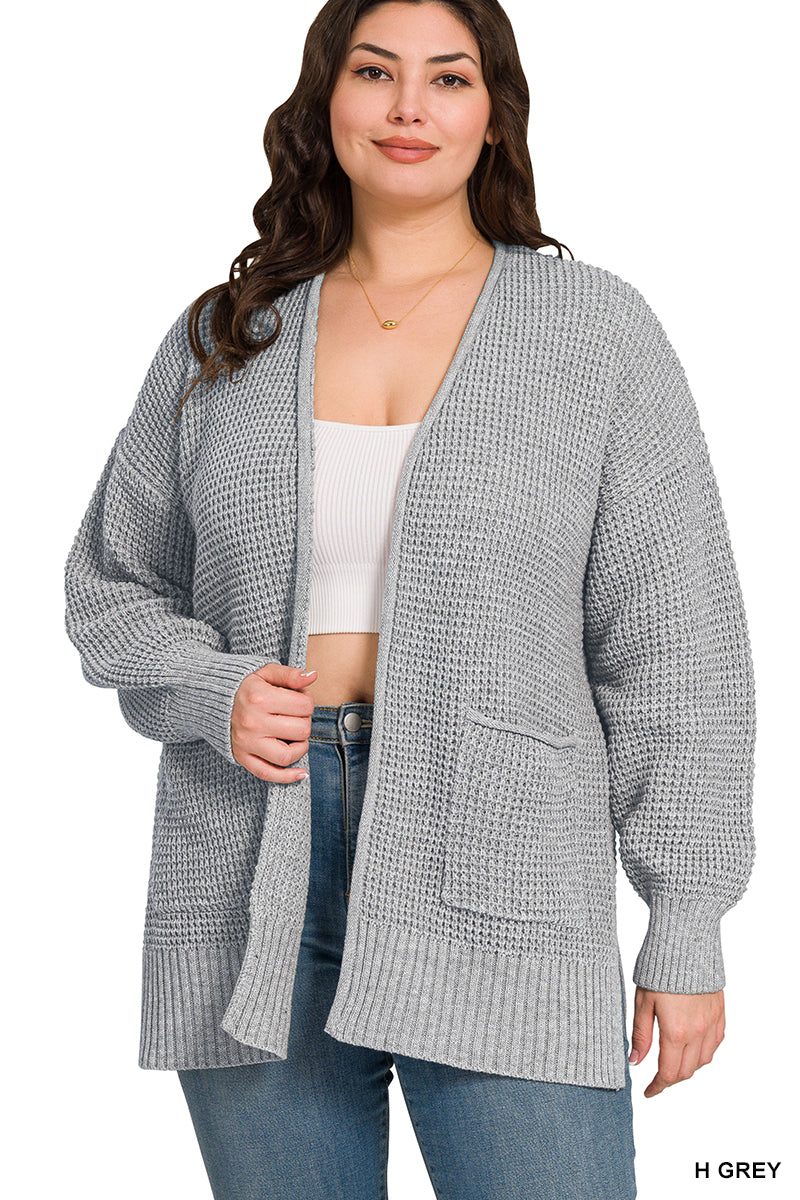 Willow Waffle Knit Cardigan-180 Outerwear- Simply Simpson's Boutique is a Women's Online Fashion Boutique Located in Jupiter, Florida