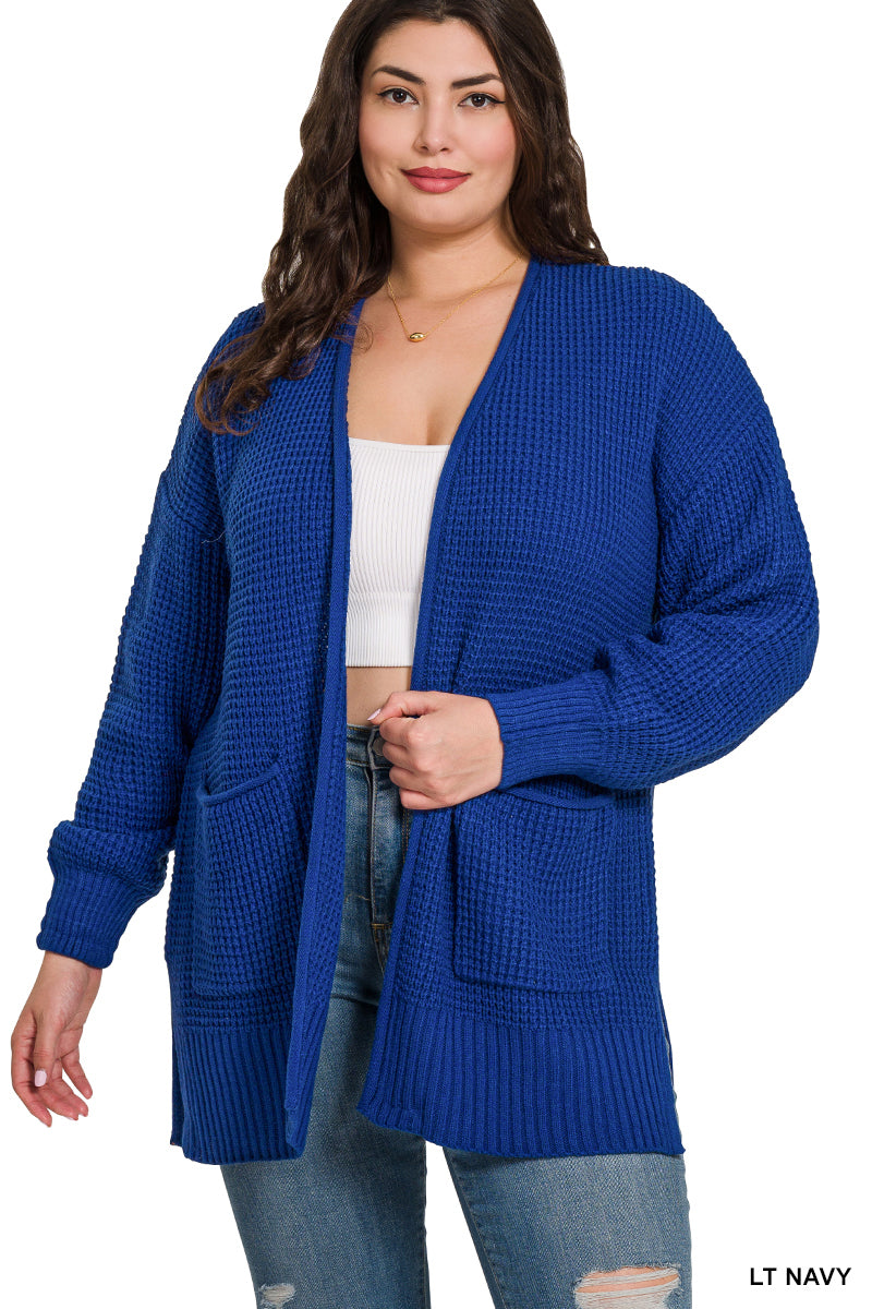 Willow Waffle Knit Cardigan-180 Outerwear- Simply Simpson's Boutique is a Women's Online Fashion Boutique Located in Jupiter, Florida