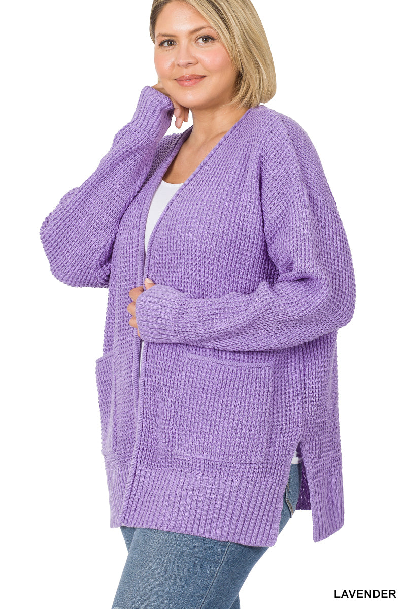 Willow Waffle Knit Cardigan-180 Outerwear- Simply Simpson's Boutique is a Women's Online Fashion Boutique Located in Jupiter, Florida