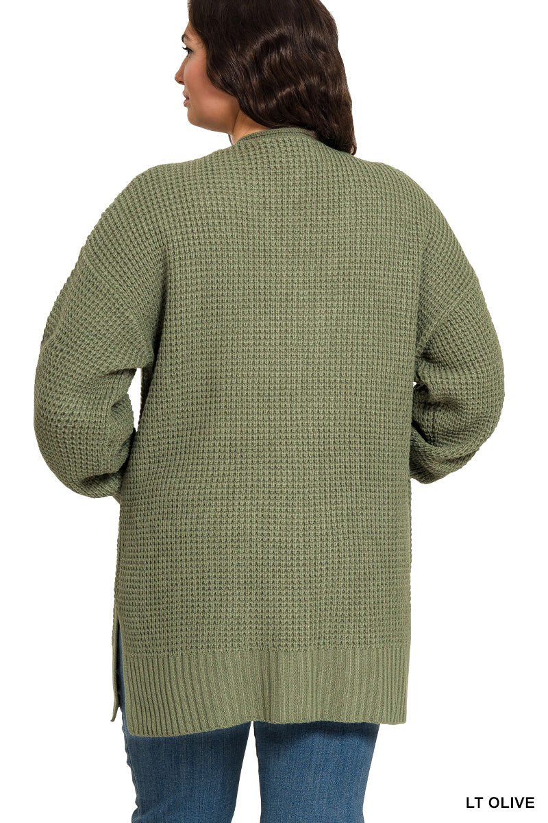 Willow Waffle Knit Cardigan-180 Outerwear- Simply Simpson's Boutique is a Women's Online Fashion Boutique Located in Jupiter, Florida