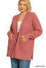 Willow Waffle Knit Cardigan-180 Outerwear- Simply Simpson's Boutique is a Women's Online Fashion Boutique Located in Jupiter, Florida