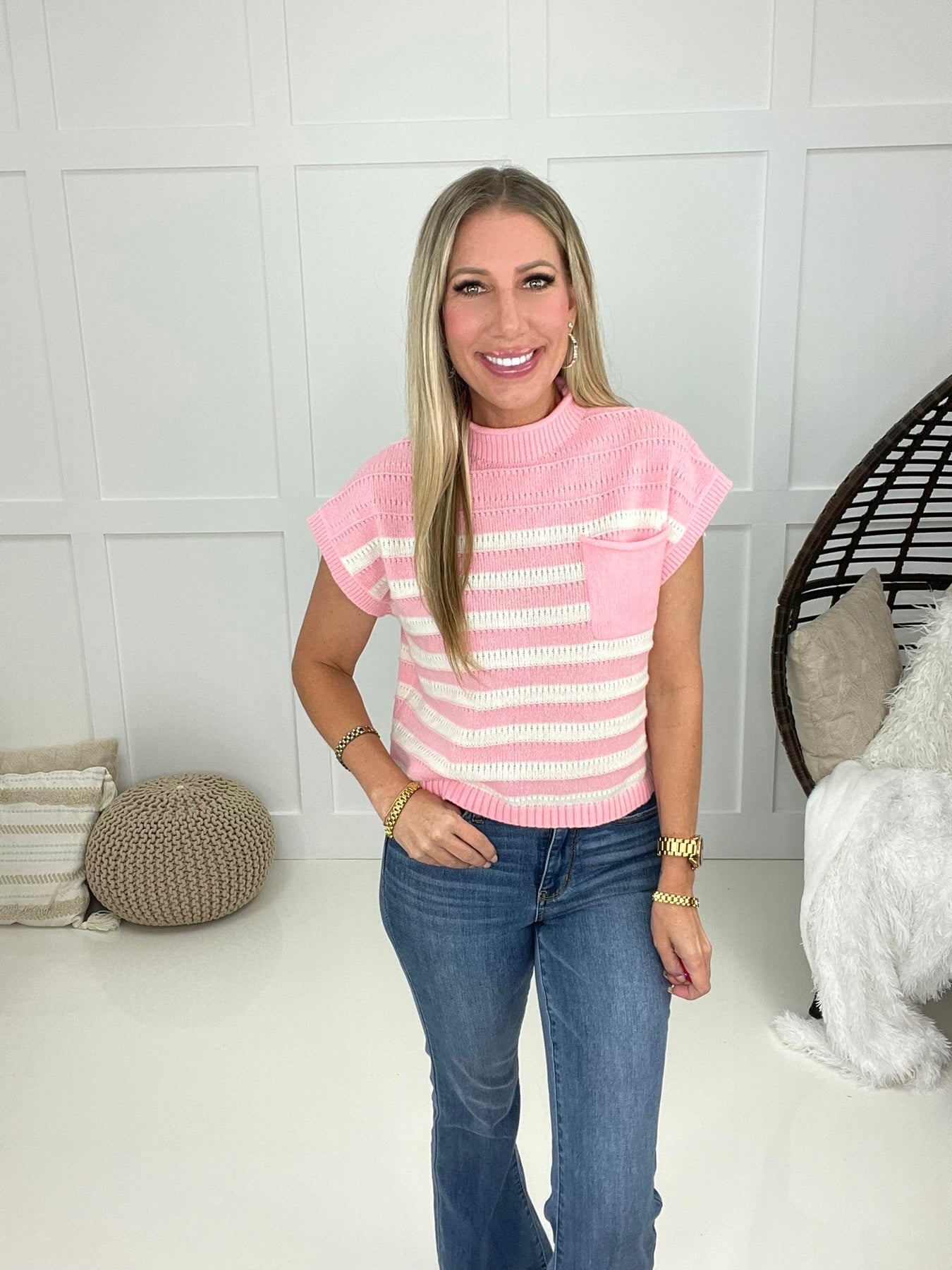 Jewel Candy Knit Top- Simply Simpson's Boutique is a Women's Online Fashion Boutique Located in Jupiter, Florida