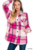 Mountain Mornings Plaid Shacket-180 Outerwear- Simply Simpson's Boutique is a Women's Online Fashion Boutique Located in Jupiter, Florida