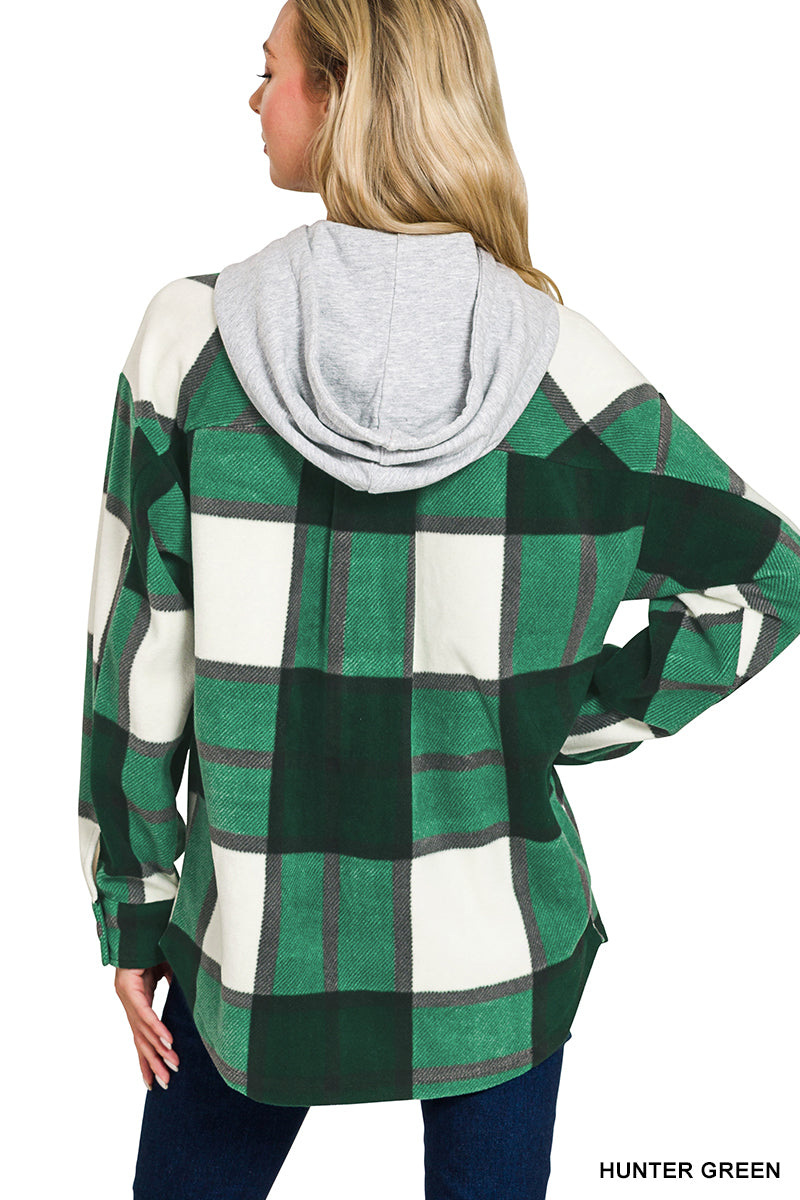 Mountain Mornings Plaid Shacket-180 Outerwear- Simply Simpson's Boutique is a Women's Online Fashion Boutique Located in Jupiter, Florida